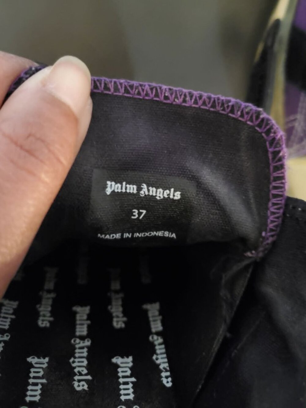 Palm Angels Women's Vulcanized Low Sneakers Purple Size (US/6.5) (EU/37)(UK/4.5) - Picture 2 of 8
